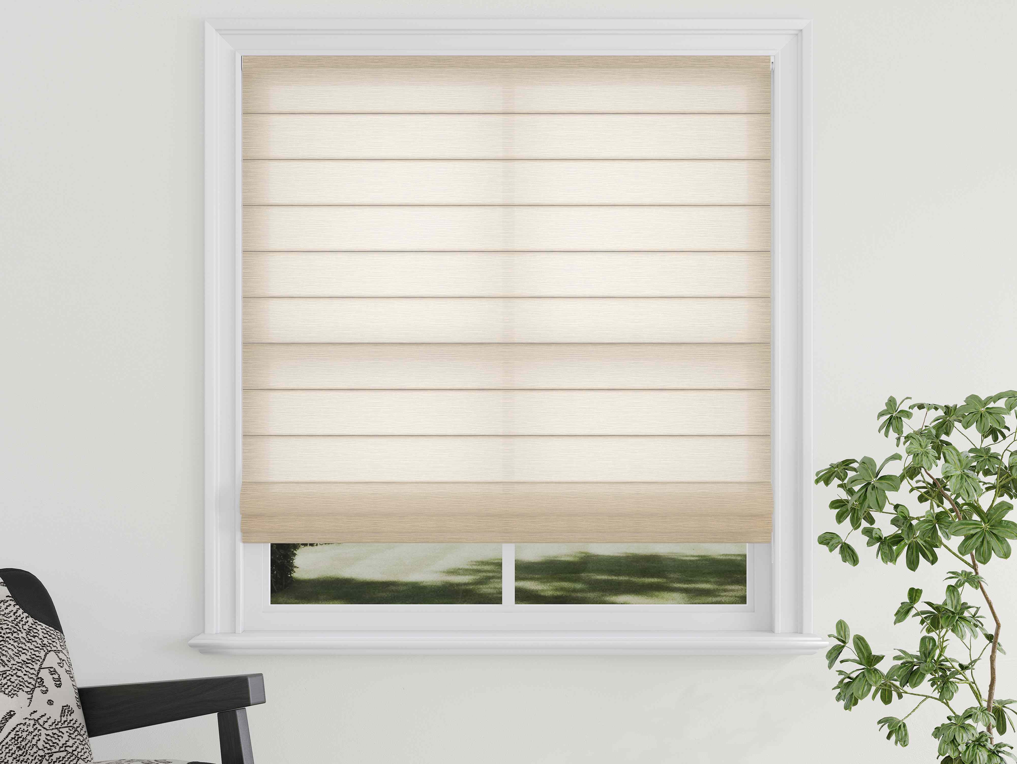 The Key Benefits of Roman Shades for Living Rooms: Style, Light & Comfort