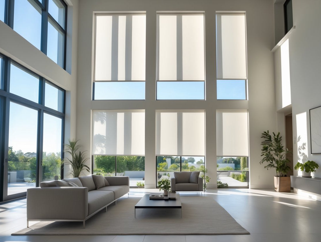 Designing for High Ceilings: Extra-Long Shades Without Sag or Curl