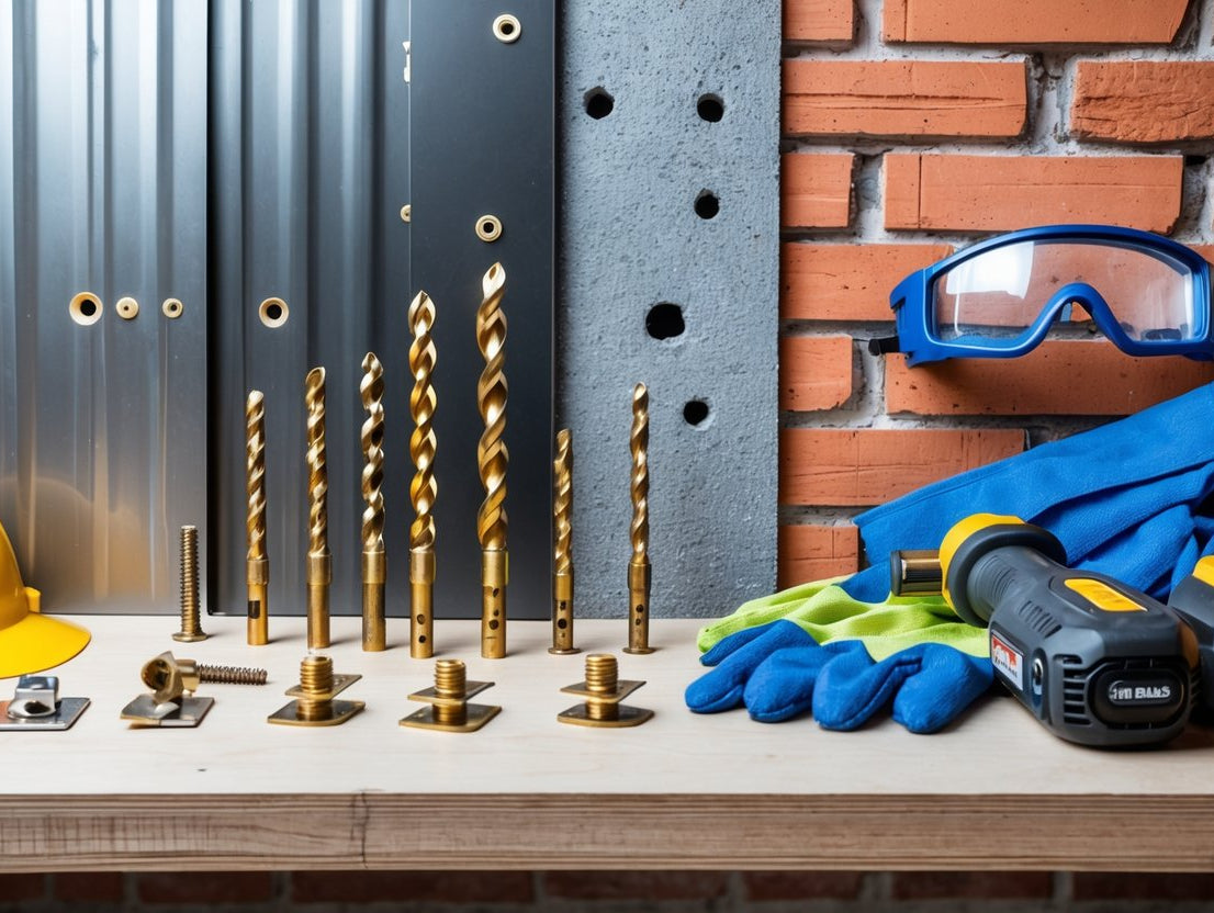 Mounting Into Metal, Tile, or Brick: Drill Bits, Anchors, and Safety Tips