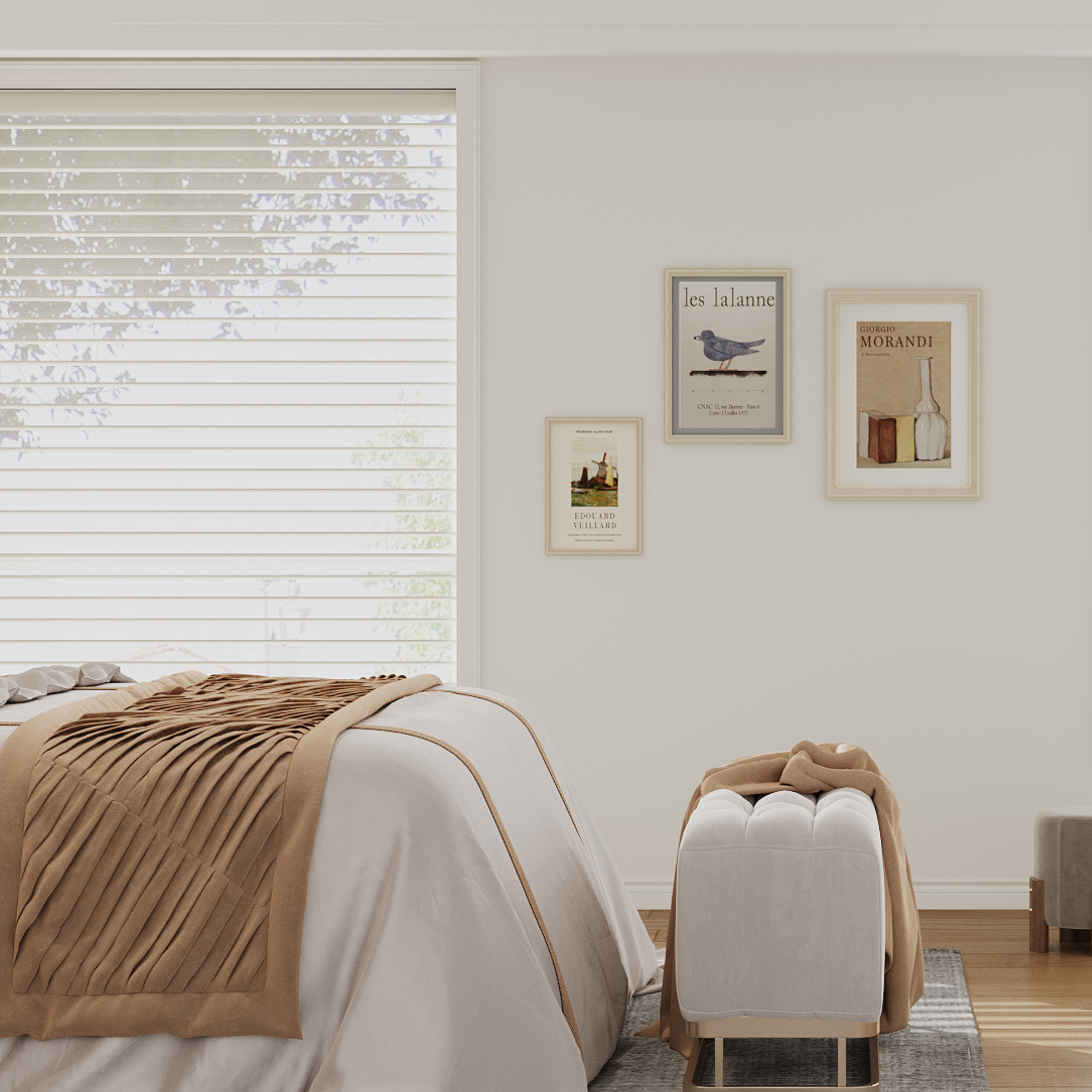 Elegant sheer shades offering light control, privacy, and soft design