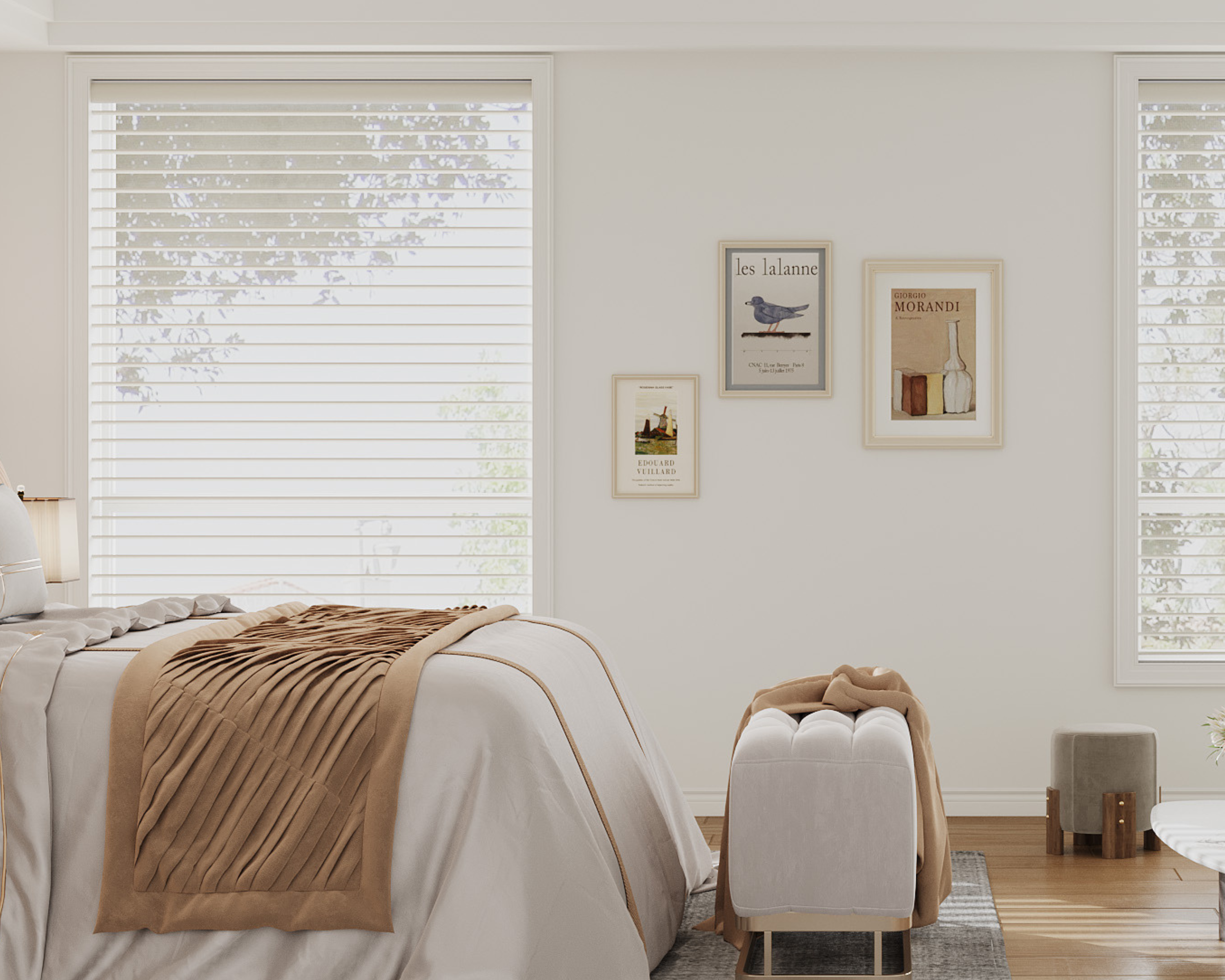 Elegant sheer shades offering light control, privacy, and soft design