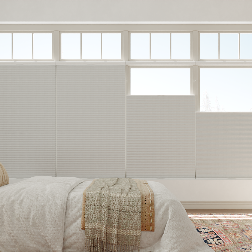 Energy-efficient cellular shades for insulation and comfort