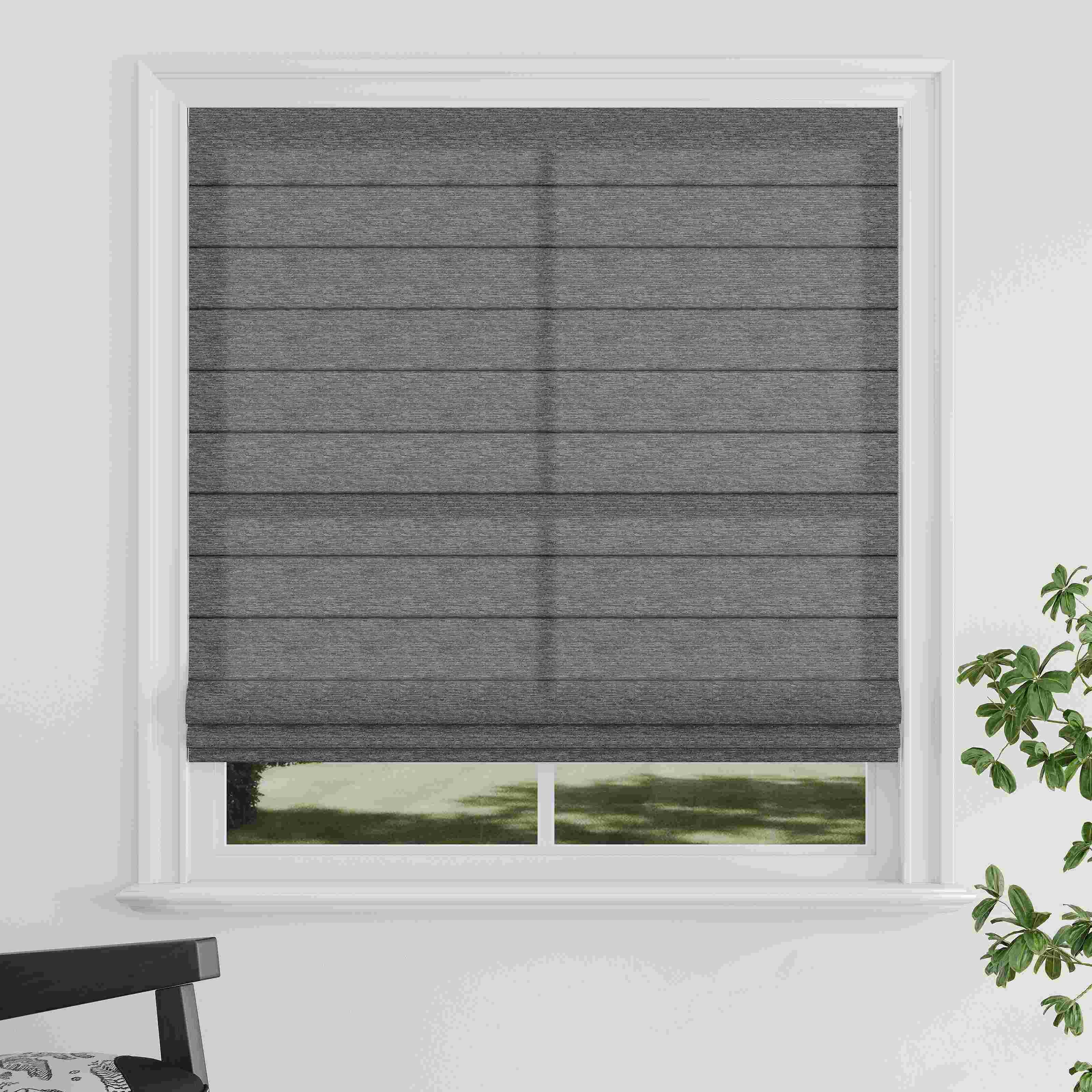 Elegant window blinds with a textured finish for stylish interiors