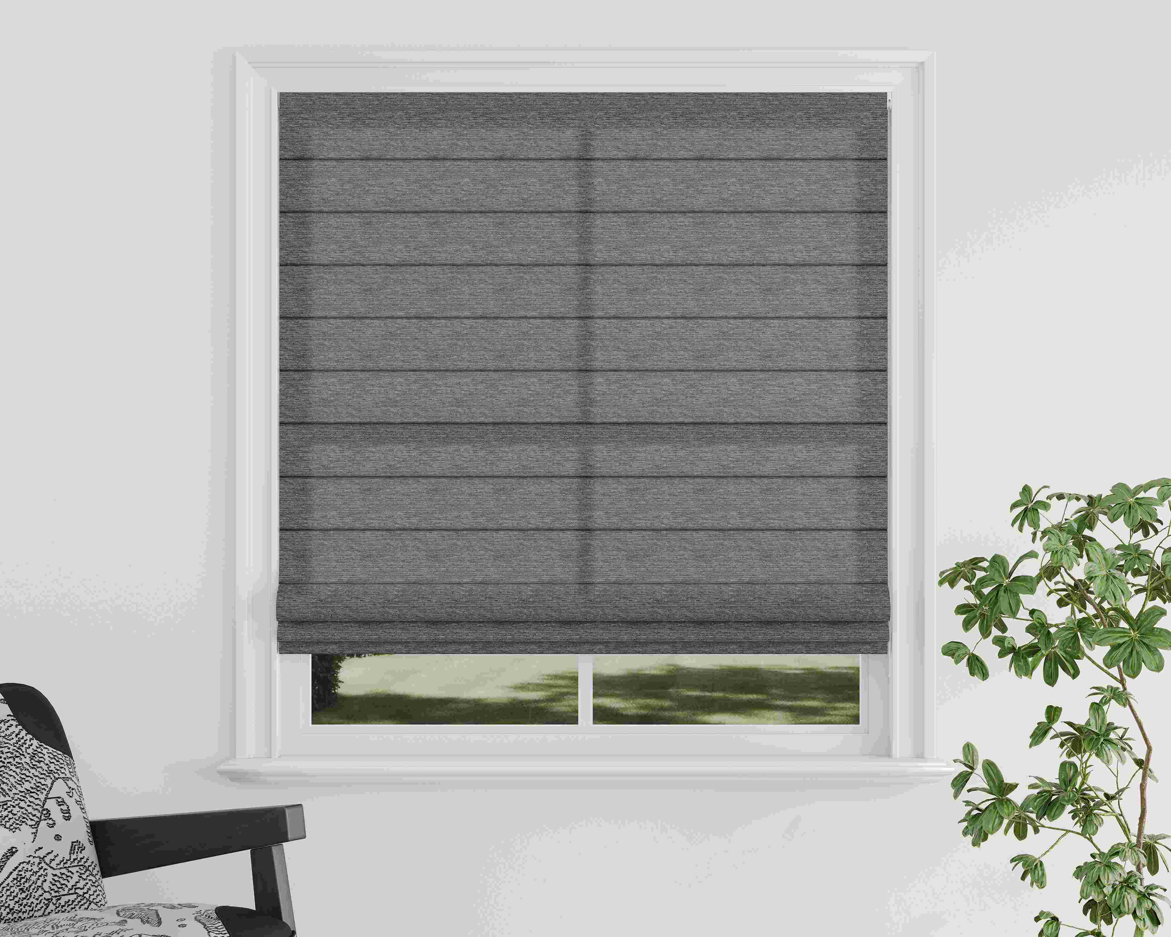 Elegant window blinds with a textured finish for stylish interiors