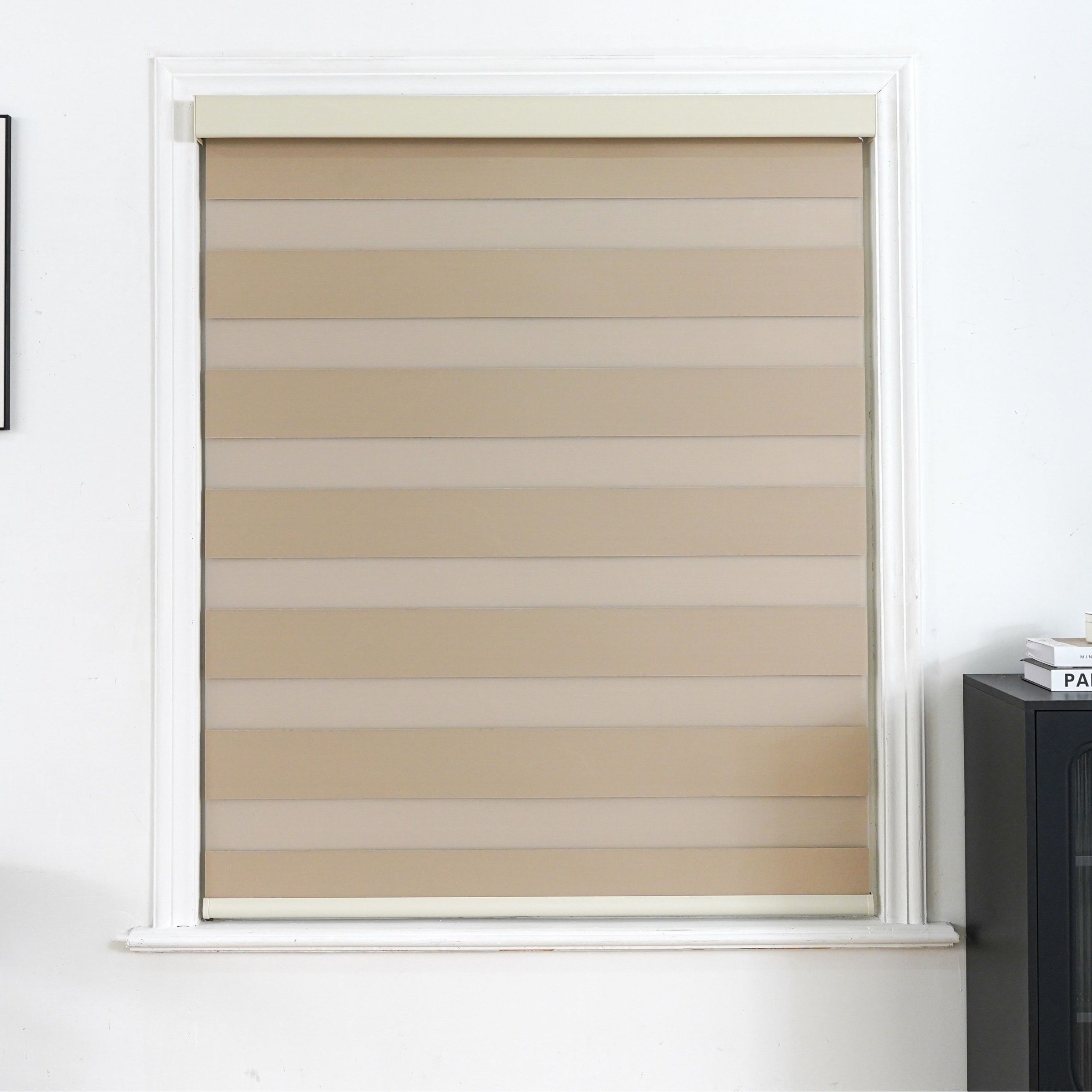 Room darkening Zebra Shades