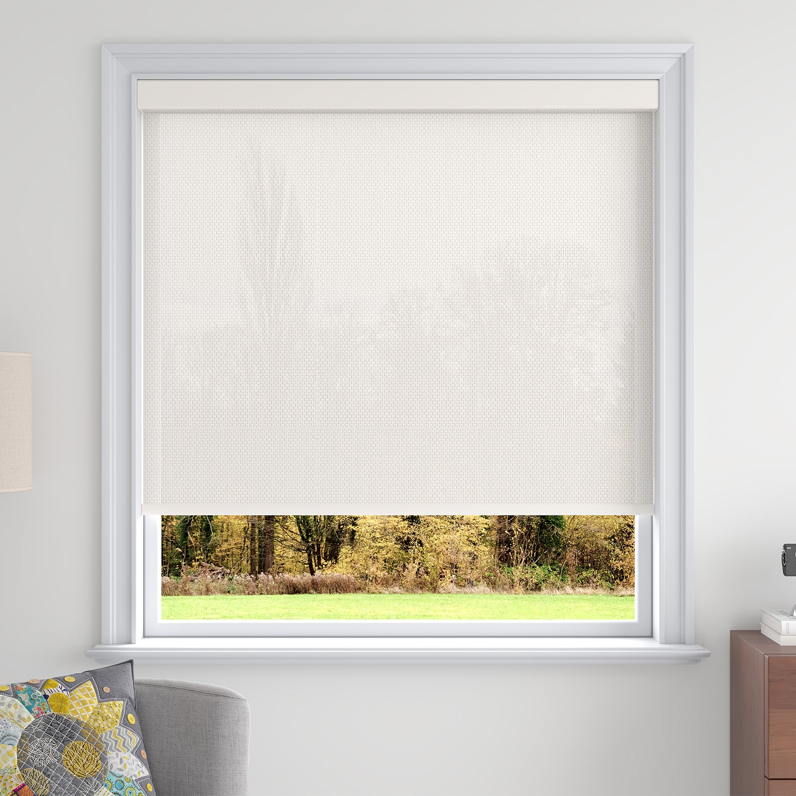 Sarasota Custom Solar Shades - 1%, 3% & 5% Openness, GREENGUARD Certified, Cordless & Motorized, Child-Safe for Living Room & Kitchen