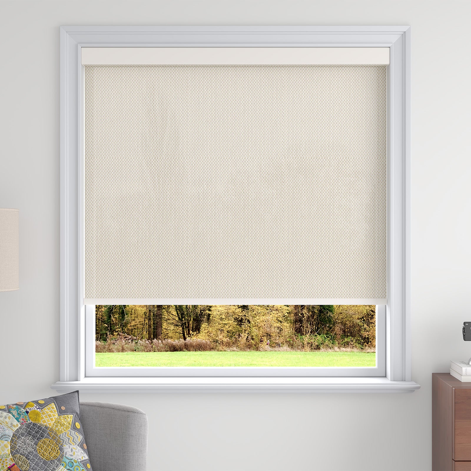 Sarasota Custom Solar Shades - 1%, 3% & 5% Openness, GREENGUARD Certified, Cordless & Motorized, Child-Safe for Living Room & Kitchen