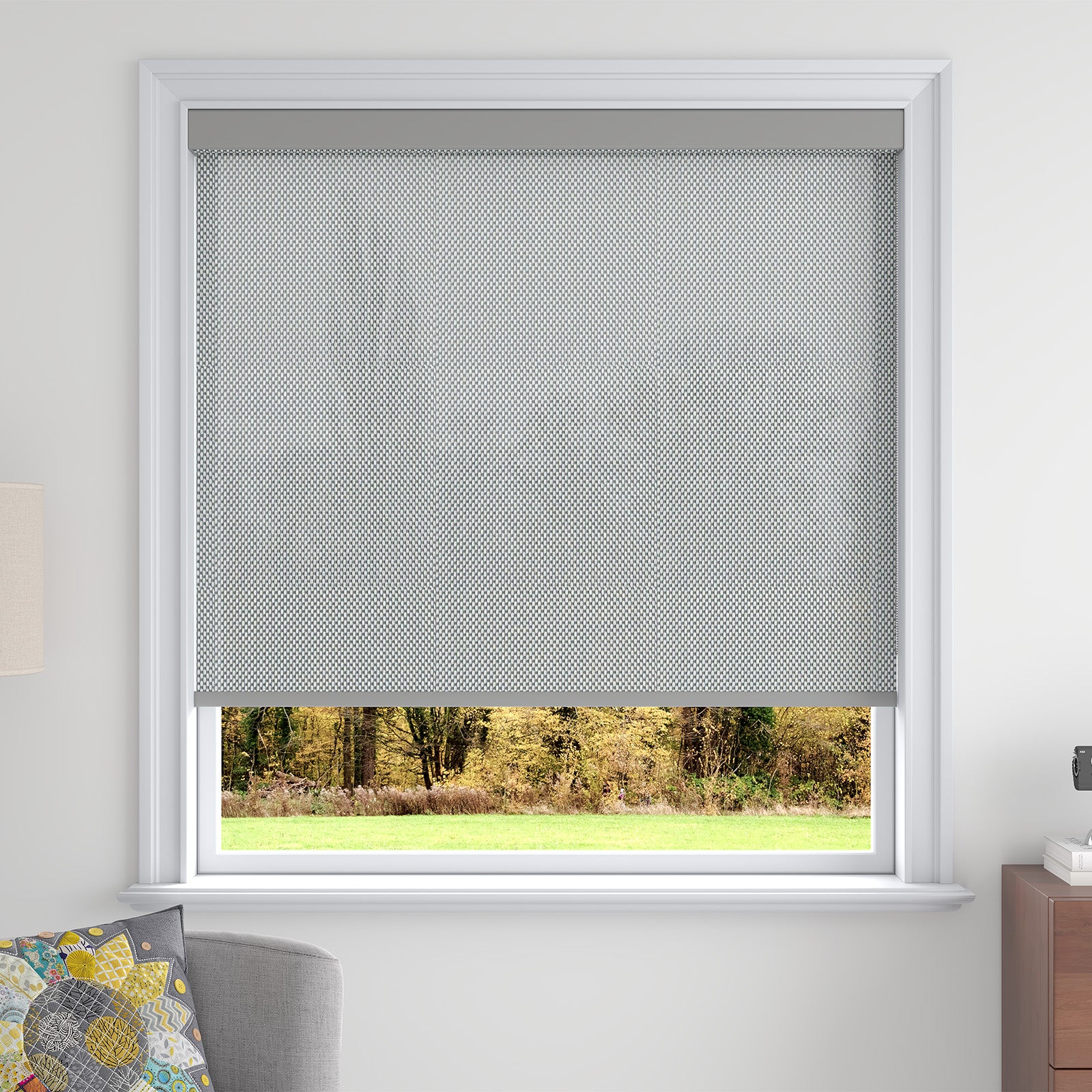 Sarasota Custom Solar Shades - 1%, 3% & 5% Openness, GREENGUARD Certified, Cordless & Motorized, Child-Safe for Living Room & Kitchen