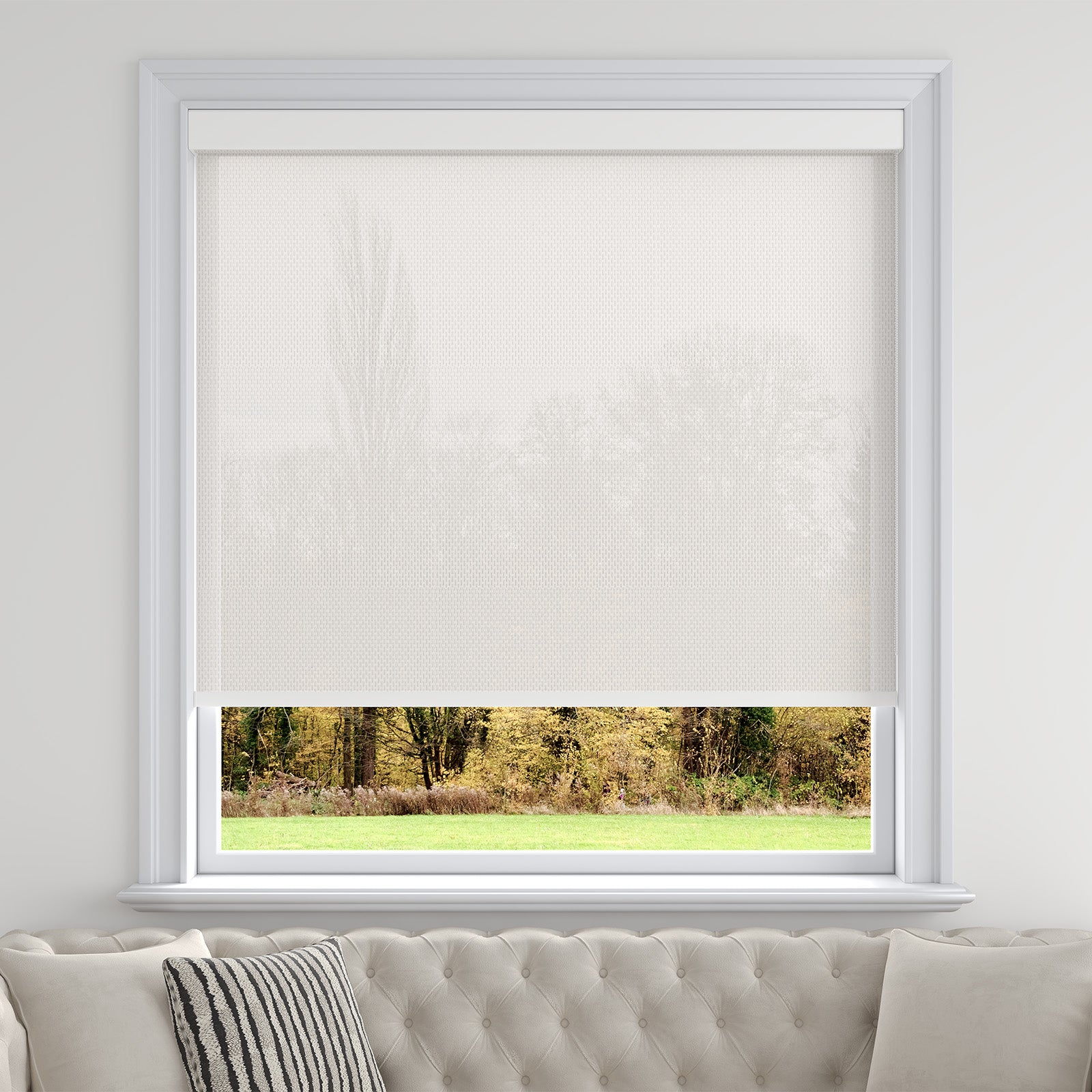 Sarasota Custom Solar Shades - 1%, 3% & 5% Openness, GREENGUARD Certified, Cordless & Motorized, Child-Safe for Living Room & Kitchen