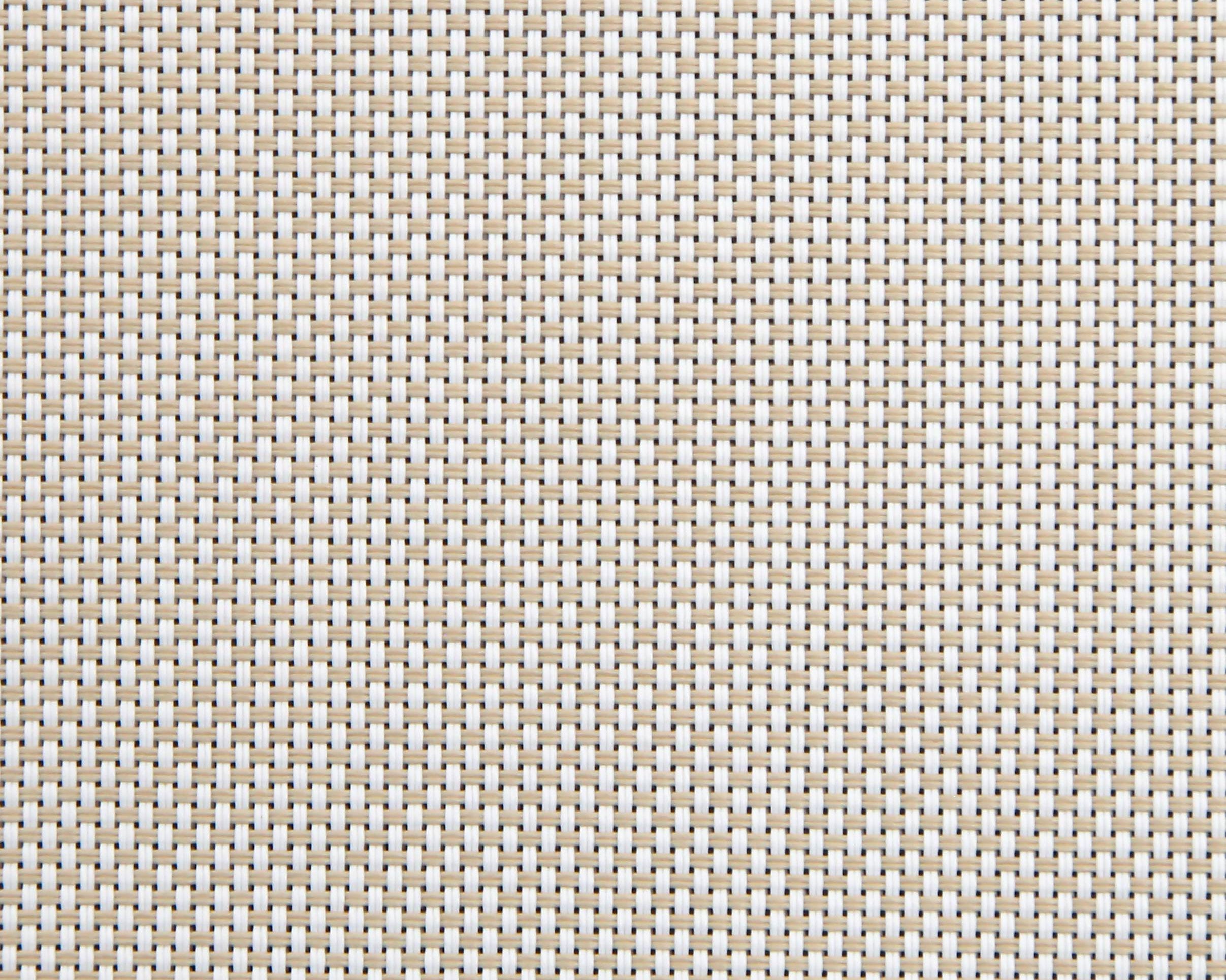 Close-up of a textured beige fabric surface