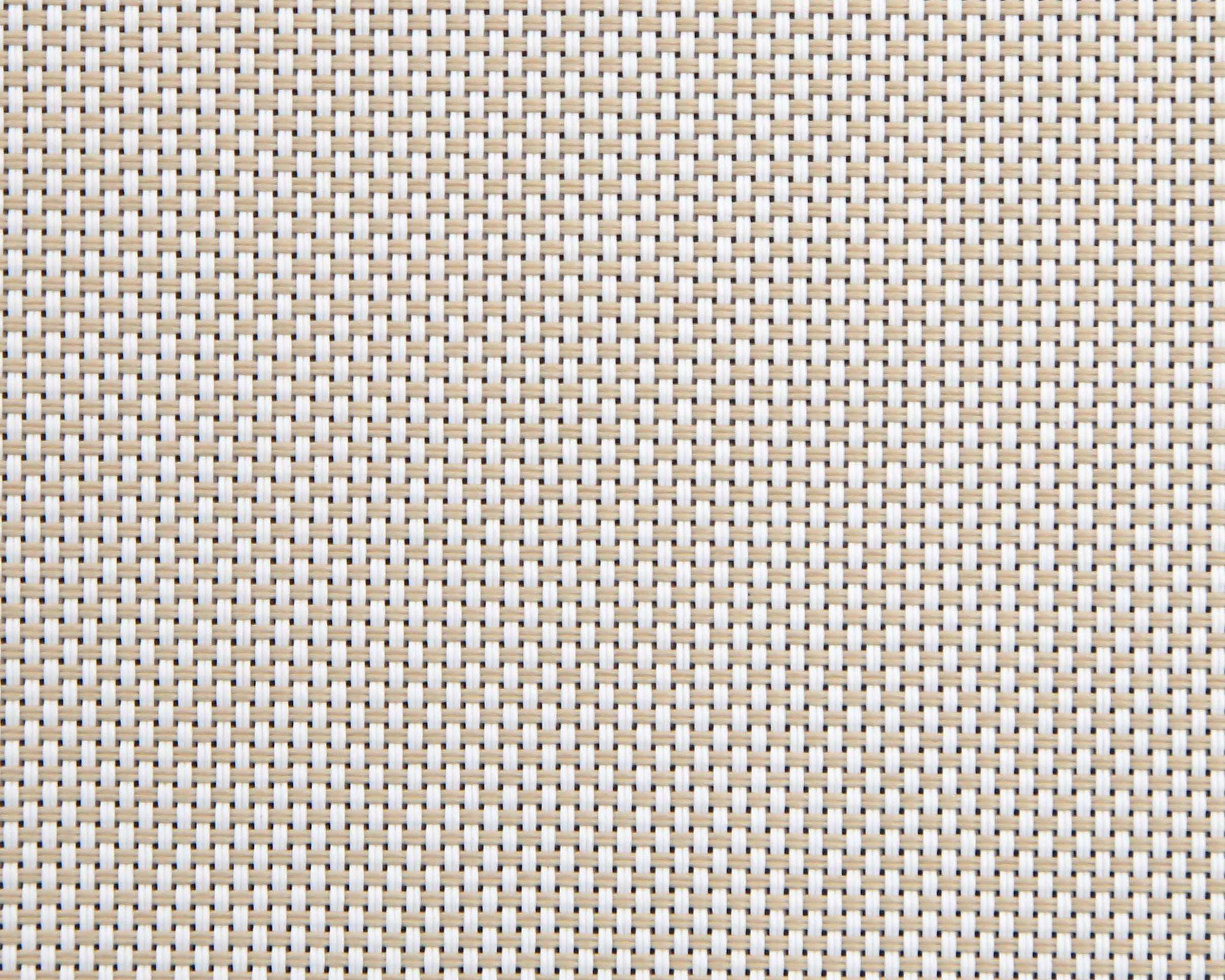 Close-up of a textured beige fabric surface