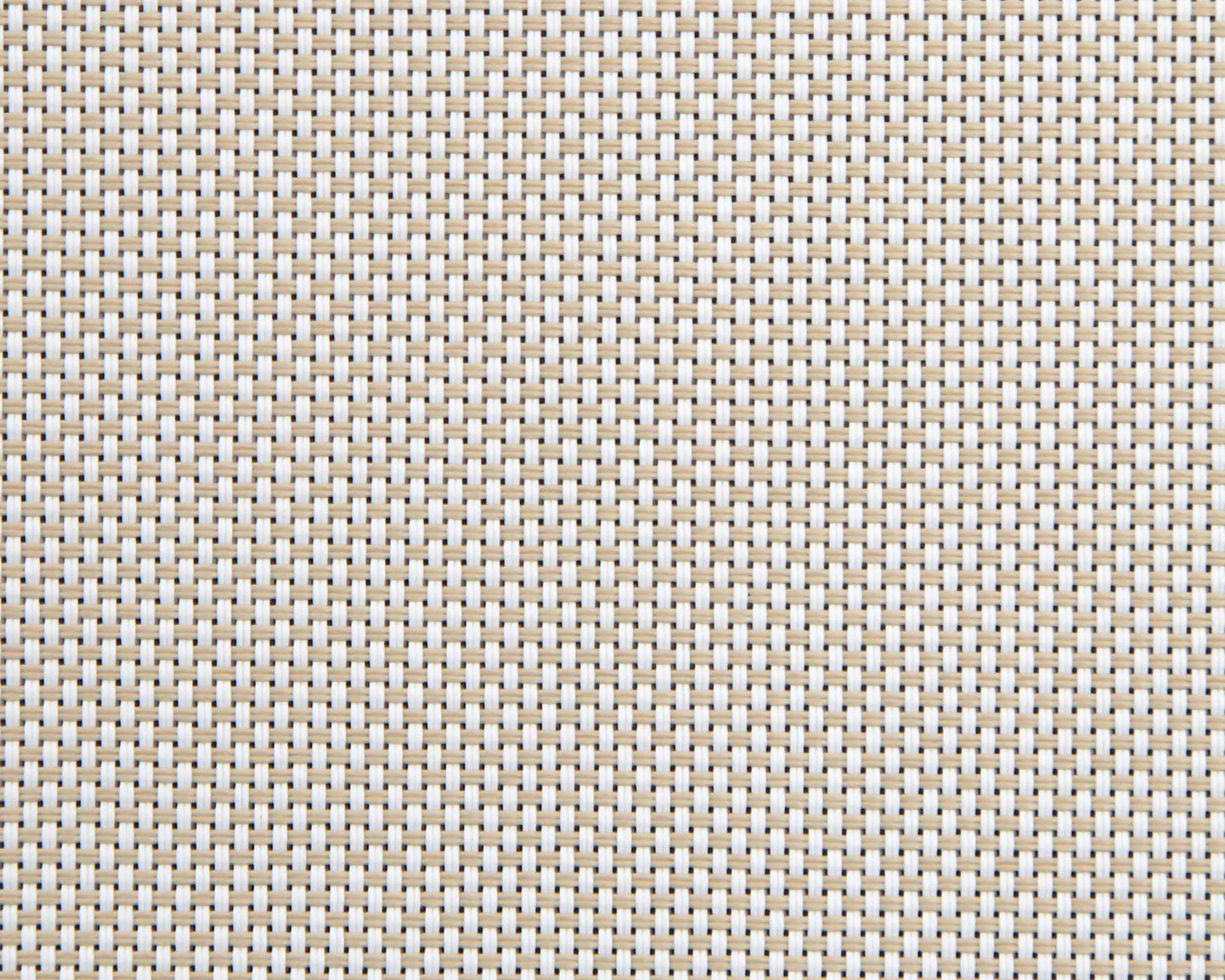 Close-up of a textured beige fabric surface
