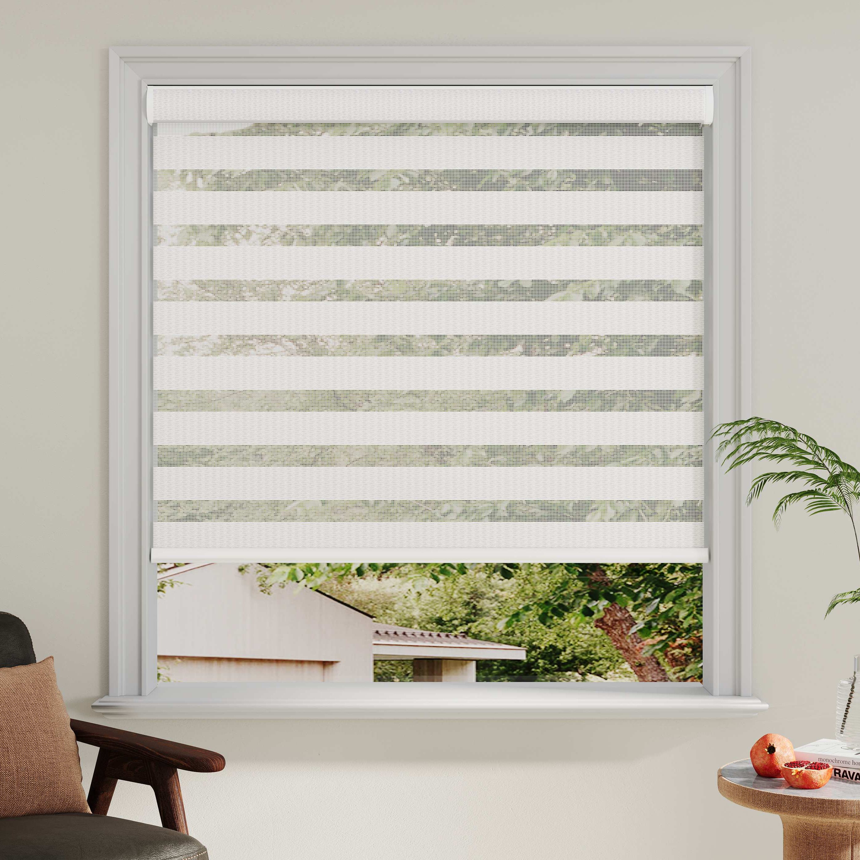 Waterproof PVC Zebra Shades