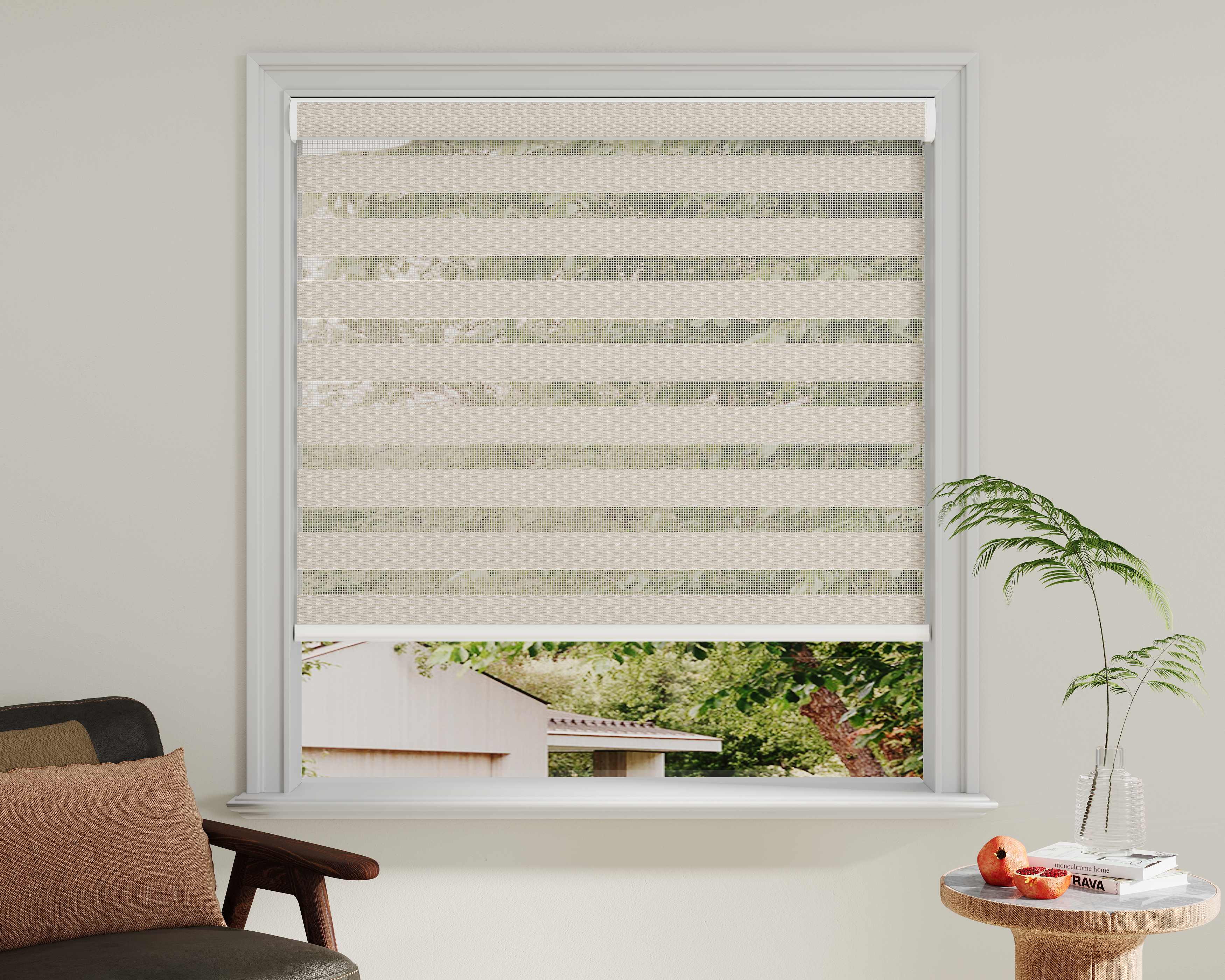 Waterproof PVC Zebra Shades