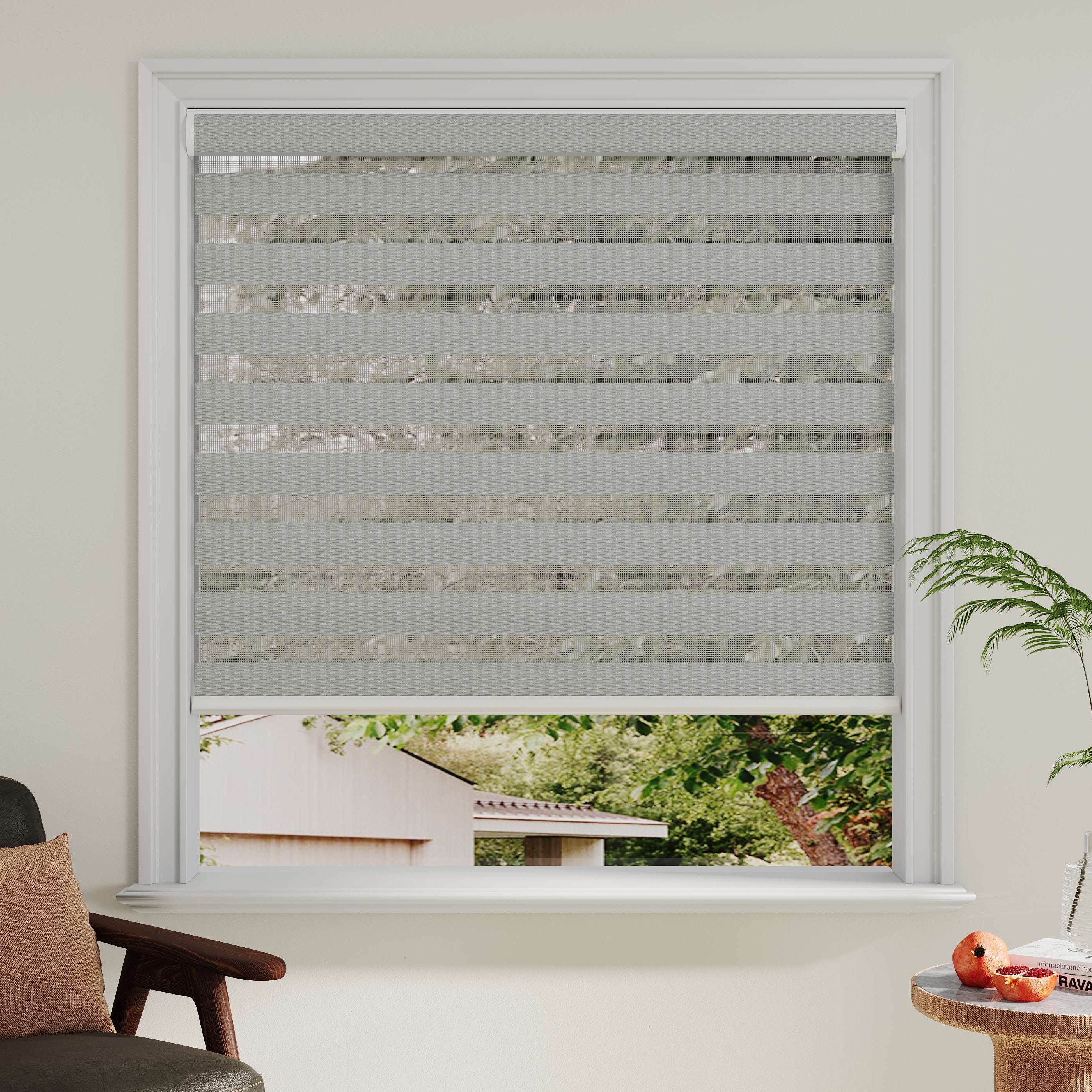 Waterproof PVC Zebra Shades