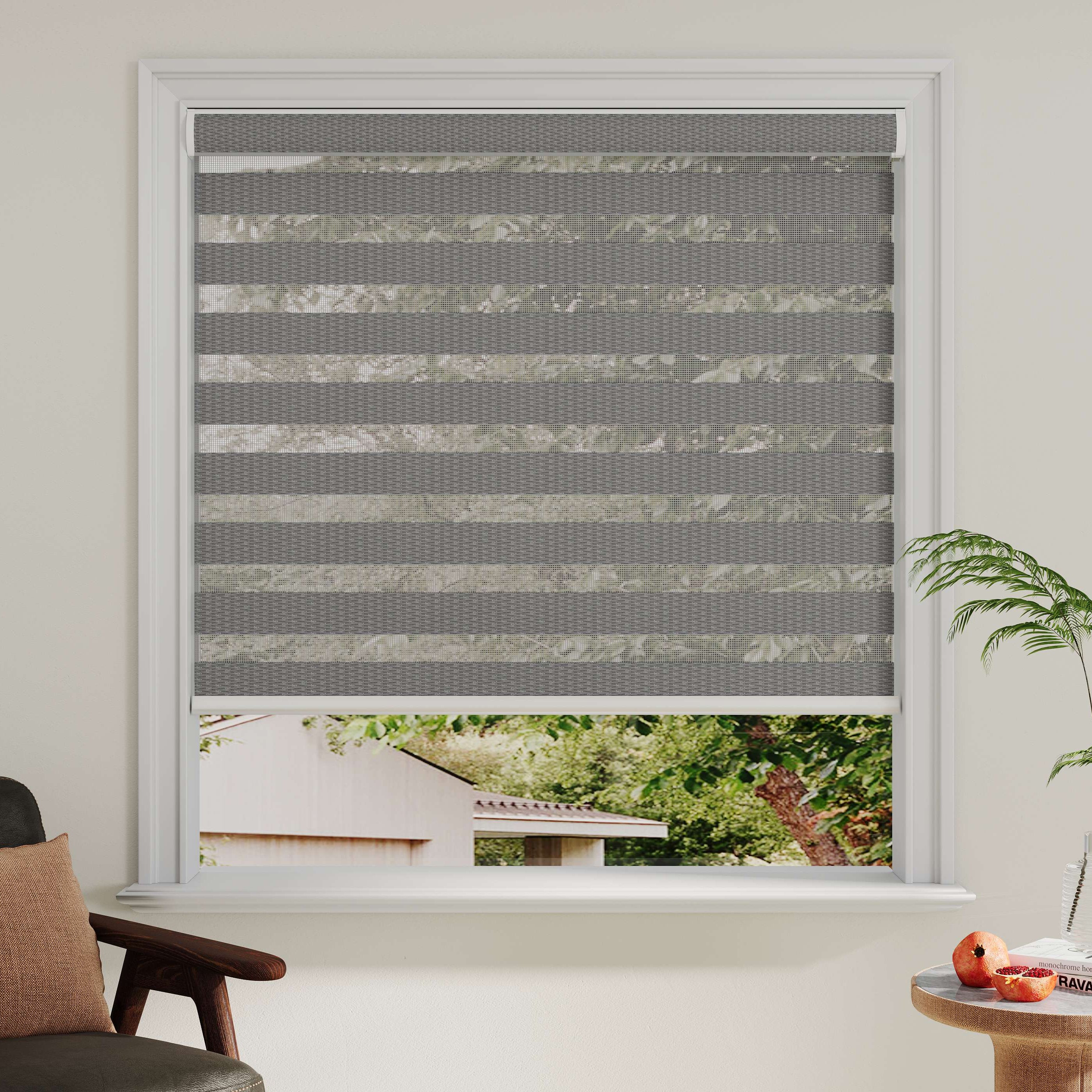 Waterproof PVC Zebra Shades