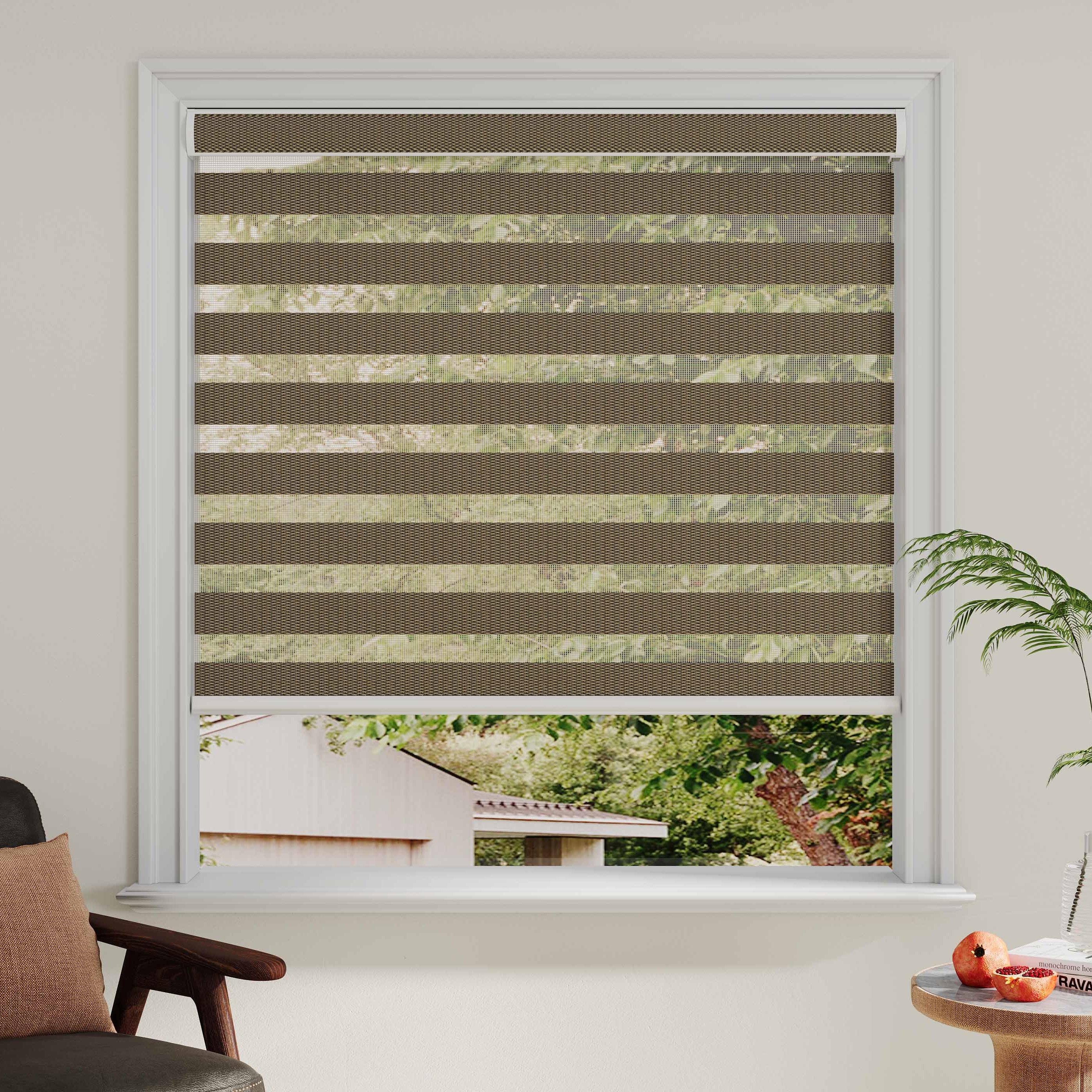 Waterproof PVC Zebra Shades