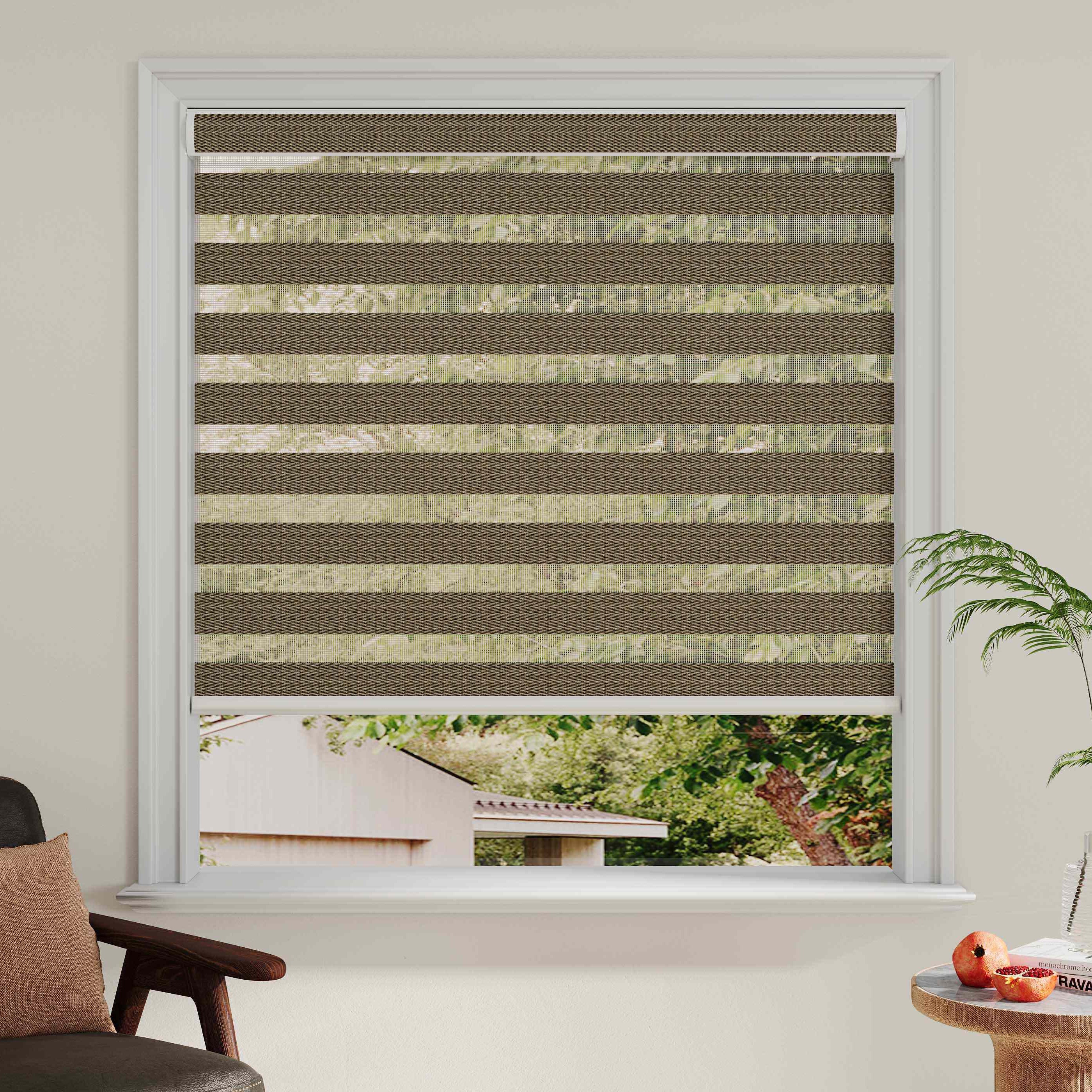 Waterproof PVC Zebra Shades