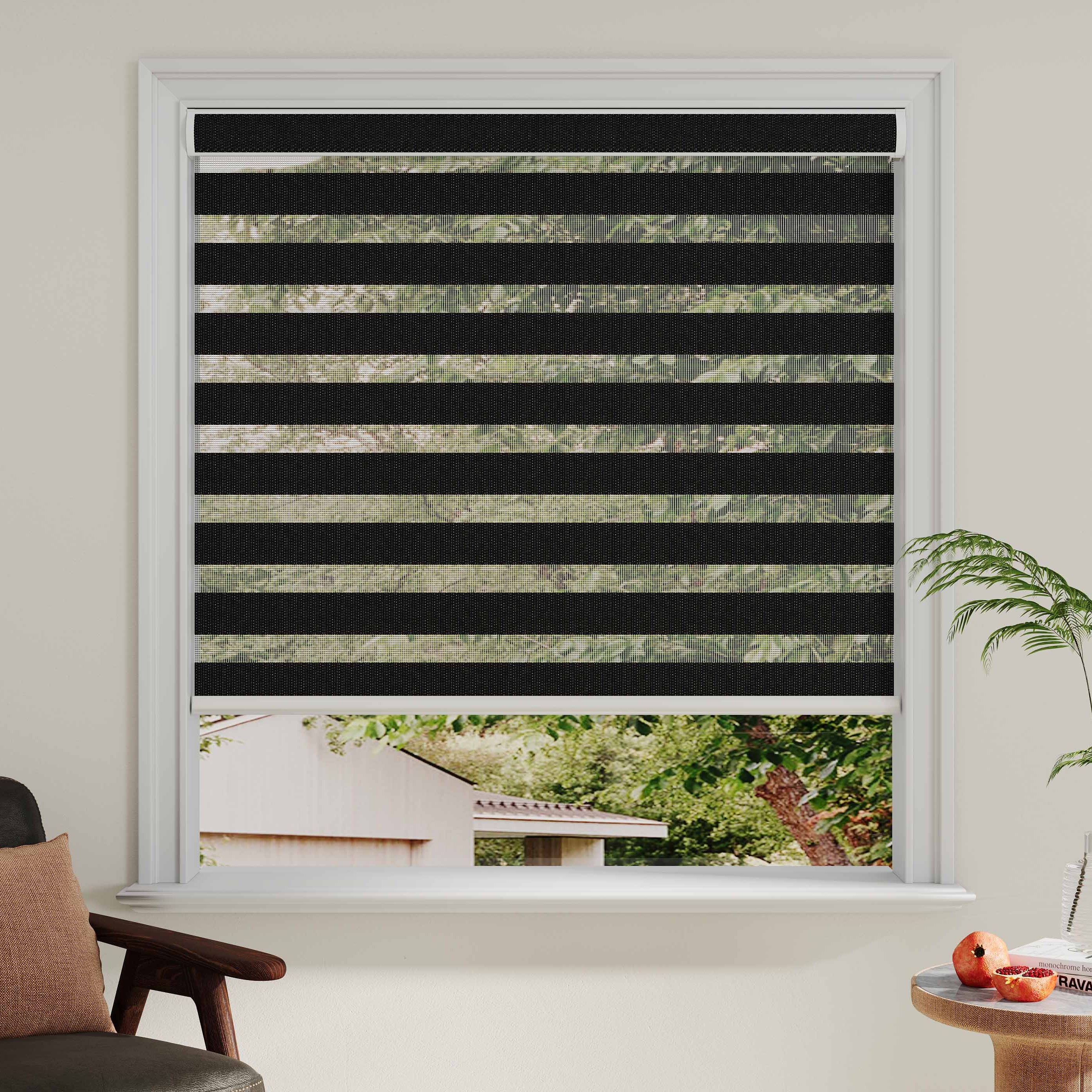 Waterproof PVC Zebra Shades