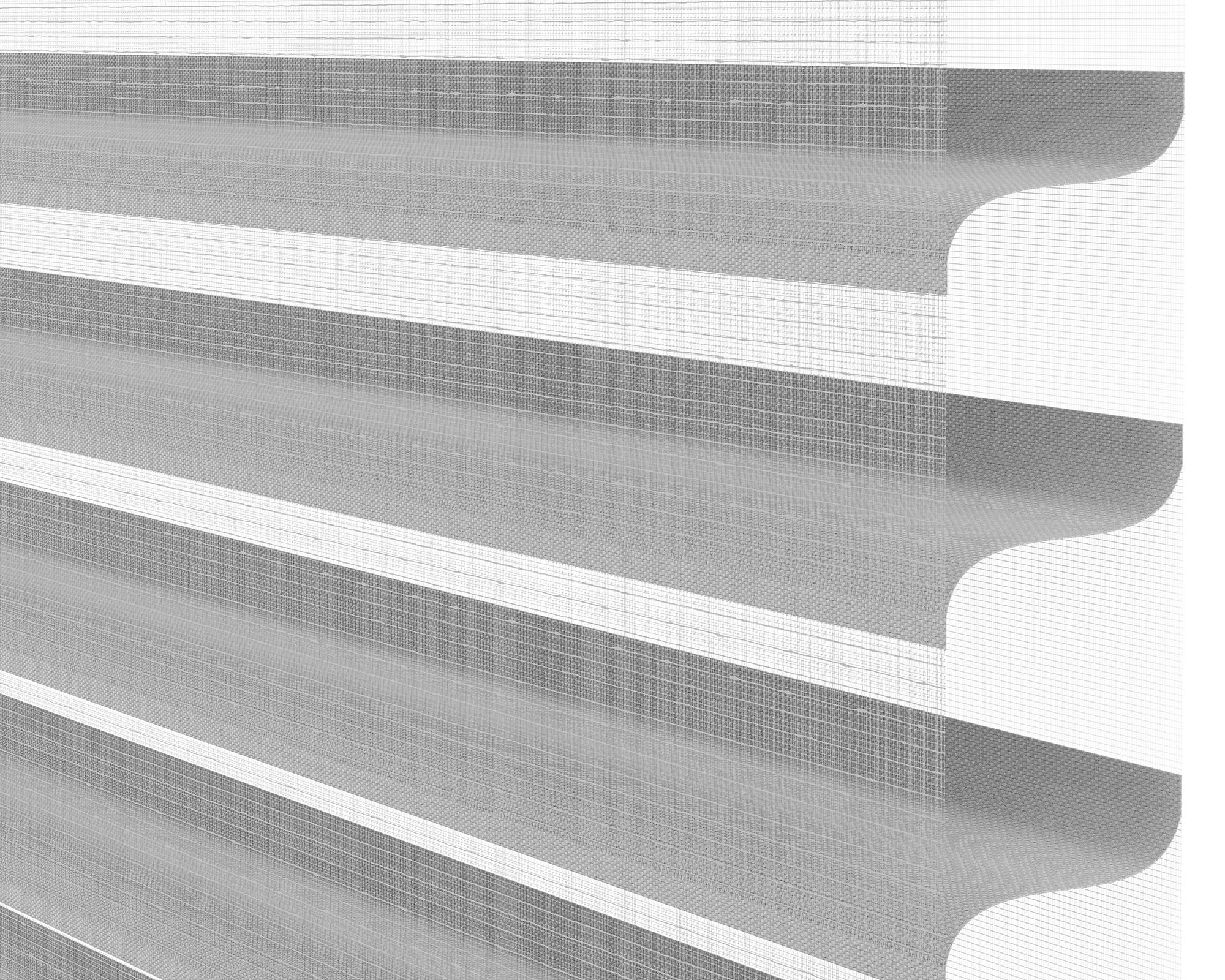 Senseblinds Sheer Shades Fabric Sample in Grey