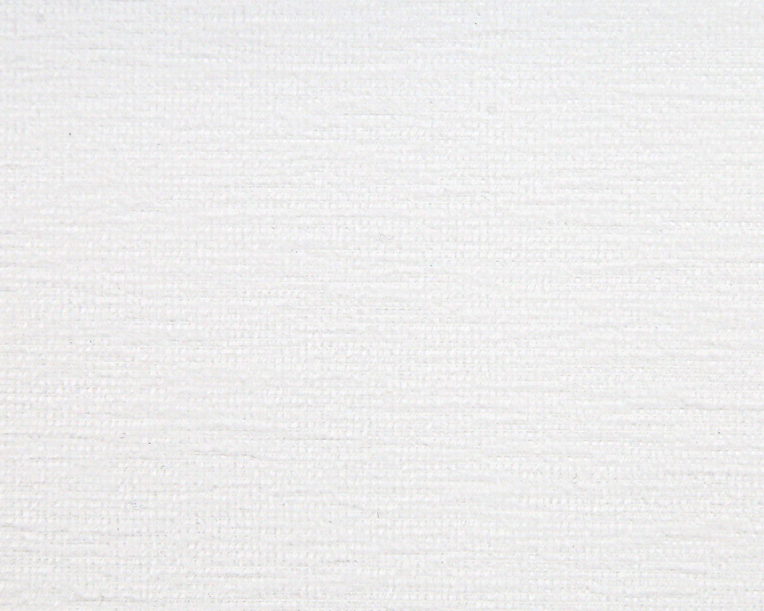 A close-up texture shot of a white fabric with a fine, horizontal ribbed pattern.