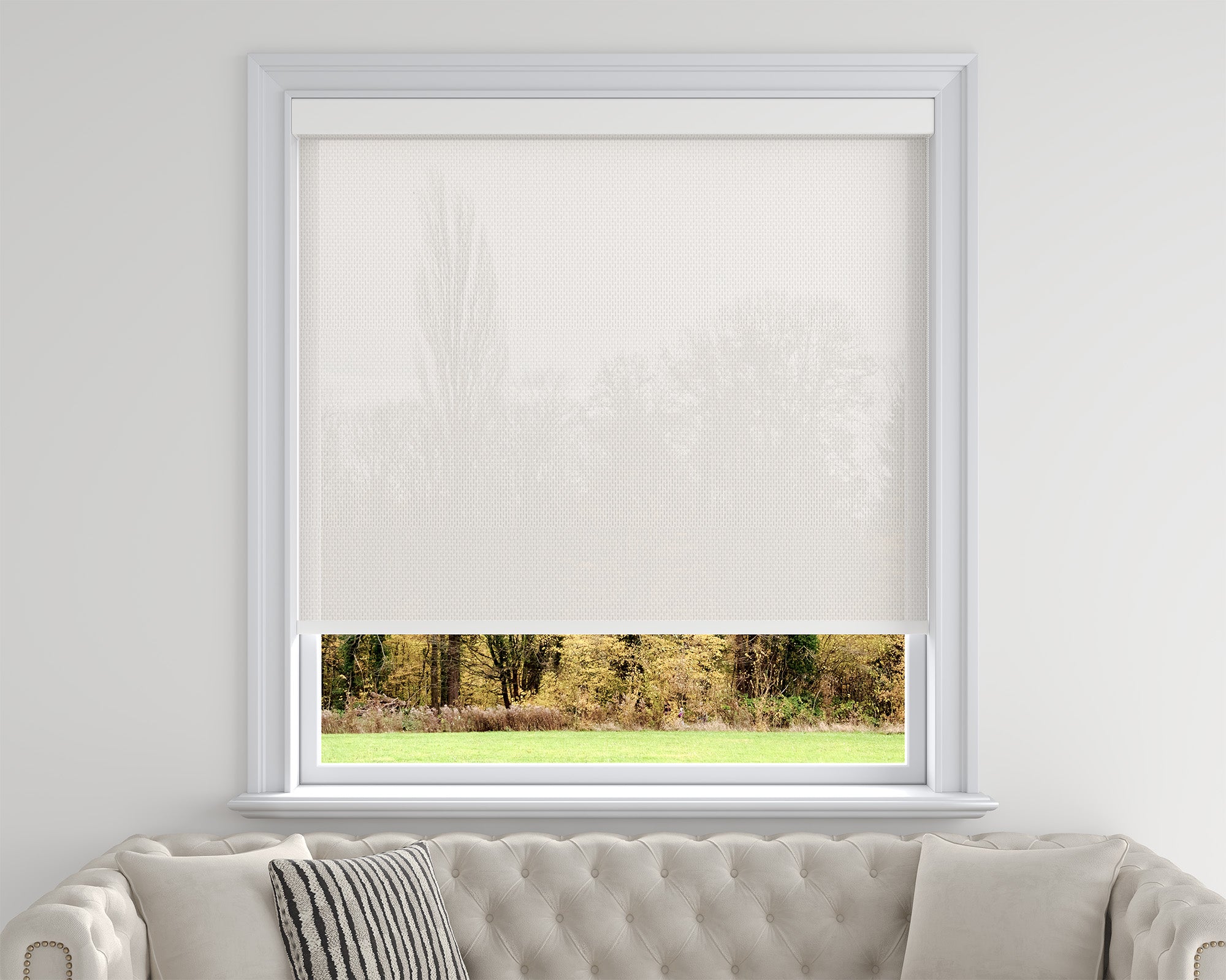 Sarasota Custom Solar Shades - 1%, 3% & 5% Openness, GREENGUARD Certified, Cordless & Motorized, Child-Safe for Living Room & Kitchen