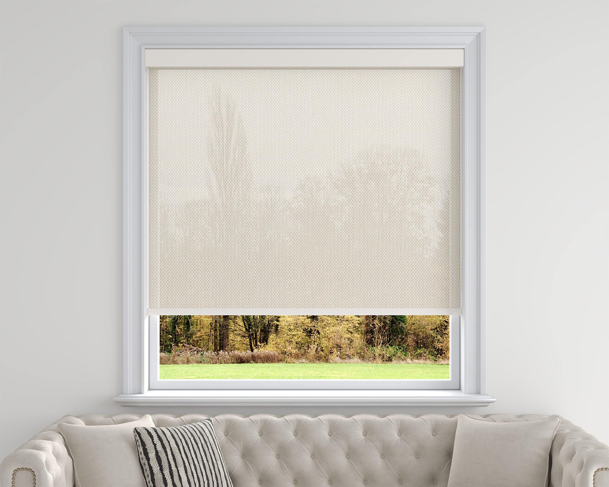 Sarasota Custom Solar Shades - 1%, 3% & 5% Openness, GREENGUARD Certified, Cordless & Motorized, Child-Safe for Living Room & Kitchen