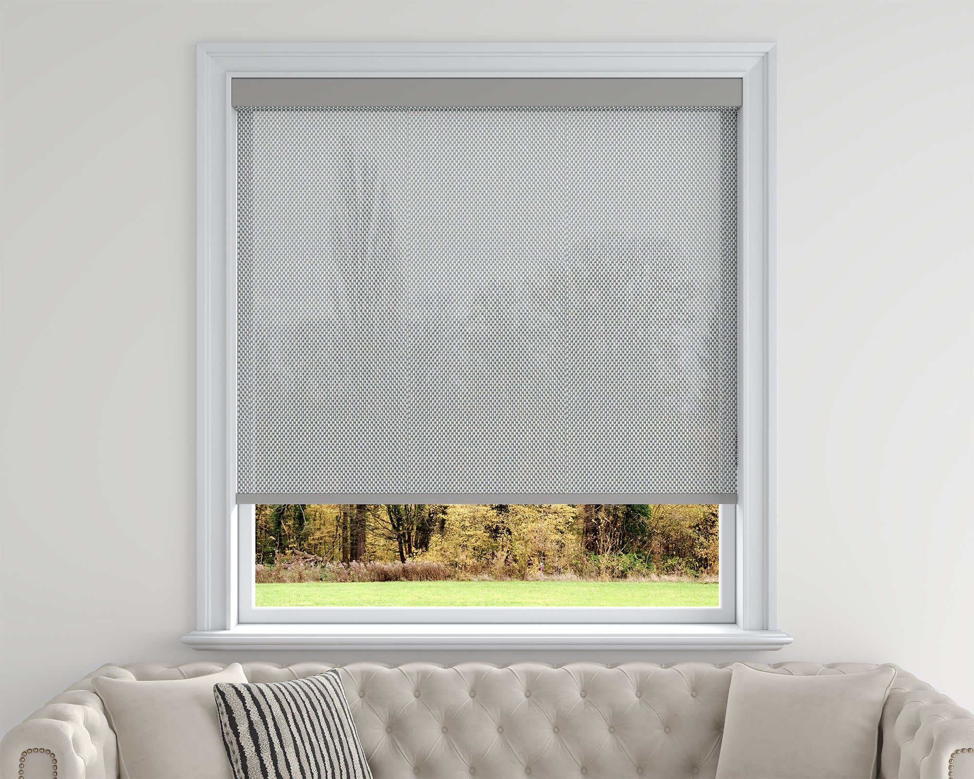 Sarasota Custom Solar Shades - 1%, 3% & 5% Openness, GREENGUARD Certified, Cordless & Motorized, Child-Safe for Living Room & Kitchen