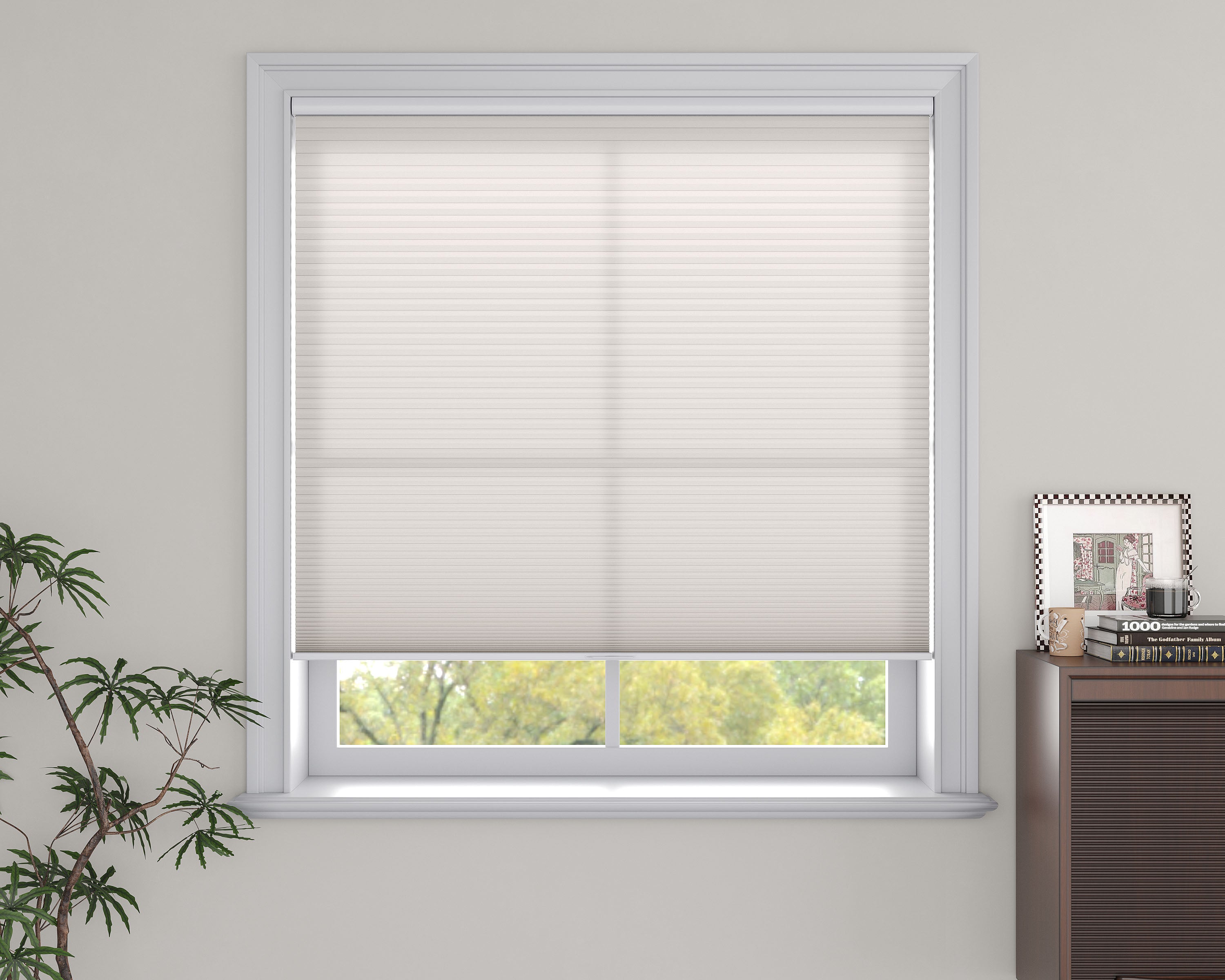 Cordless Light Filtering Cellular Shades