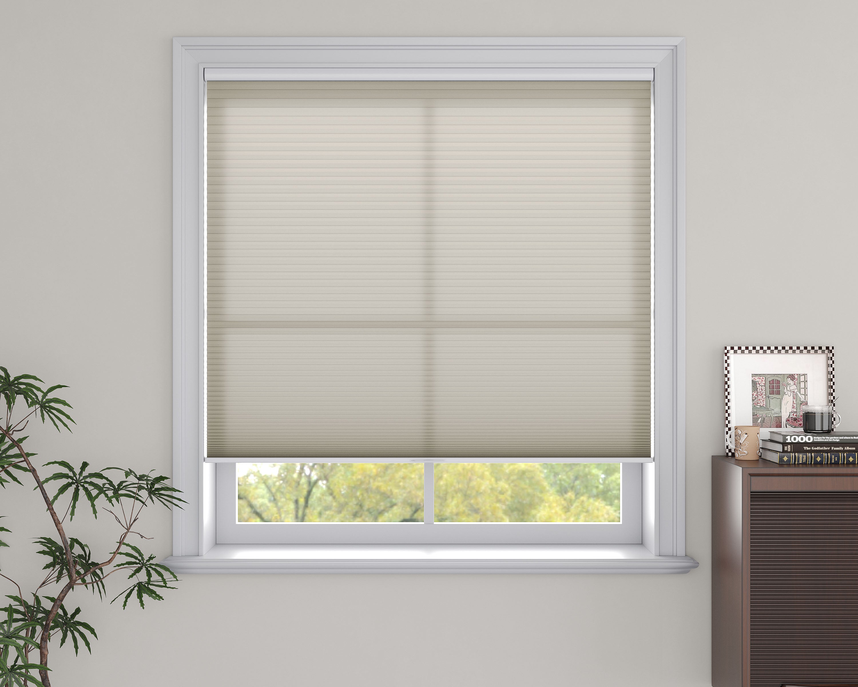 Cordless Light Filtering Cellular Shades