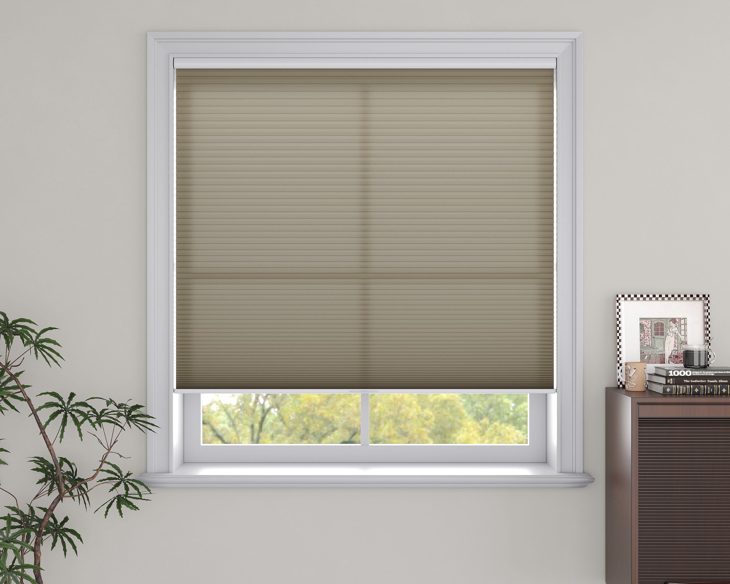 Cordless Light Filtering Cellular Shades