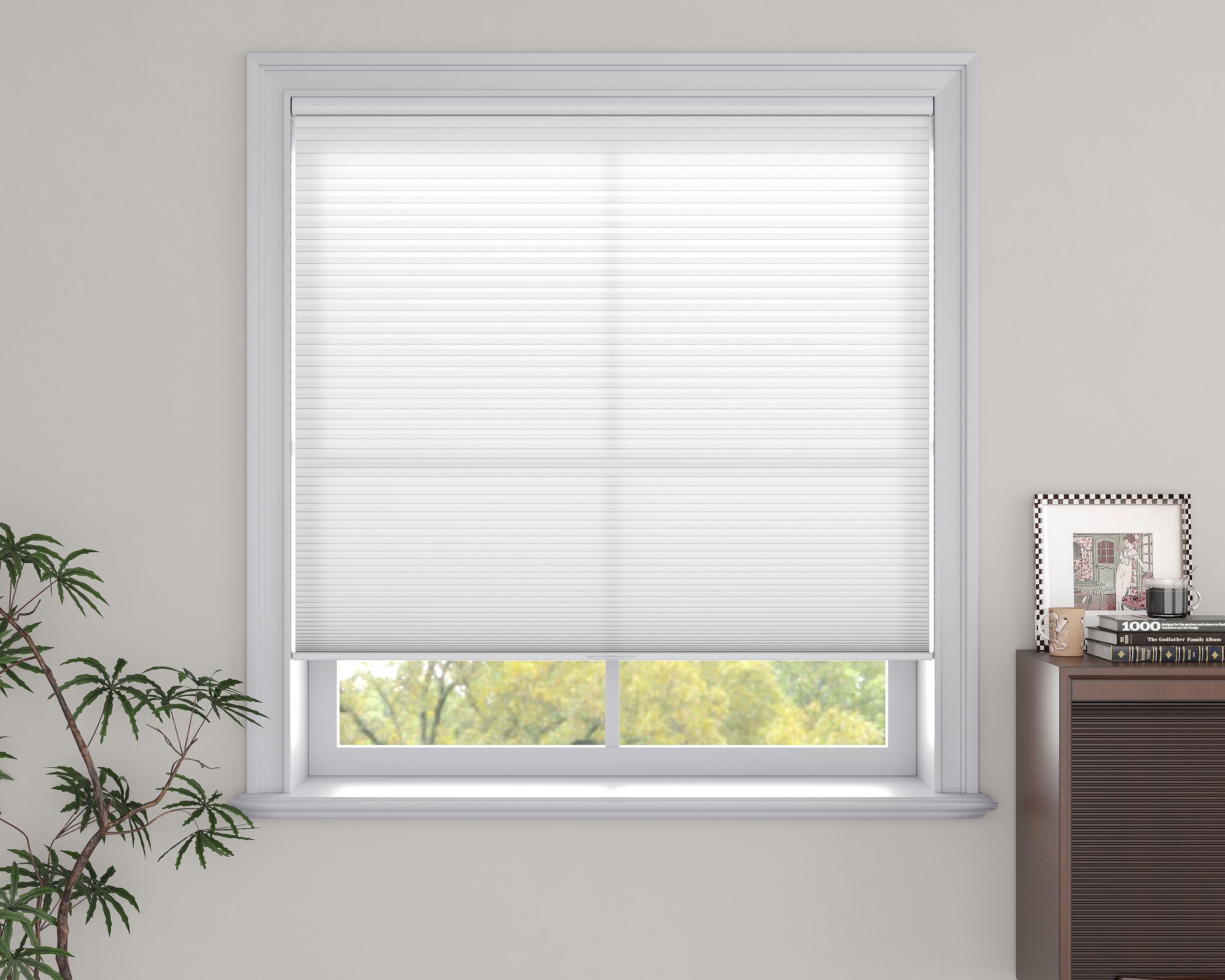 Cordless Light Filtering Cellular Shades